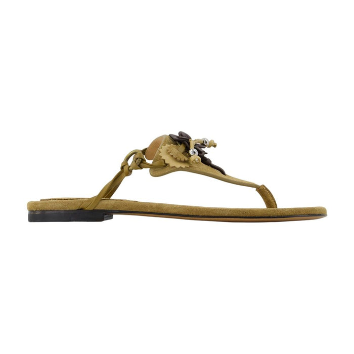 Isabel Marant Elato Gd Sandals -  - Leather - Brown