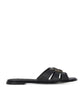 Pinko Black Criss Cross Flat Shoes