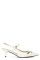 Pinko Leather Slingback Sandal