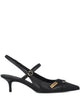 Pinko Black Leather Gloria 18