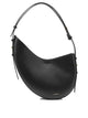 Soeur Black Leather Shoulder Bag