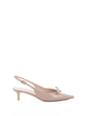 Roberto Festa Décolleté Slingback Powder In Leather