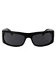 Ferragamo Black Acetate Sunglasses