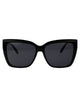 Ferragamo Black Acetate Sunglasses