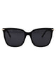 Ferragamo Black Acetate Sunglasses