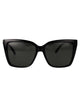 Ferragamo Black Injected Sunglasses
