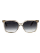 Ferragamo Transparent Sage Acetate Sunglasses