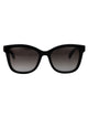 Ferragamo Black Acetate Sunglasses