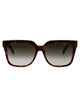 Ferragamo Tortoise Acetate Sunglasses