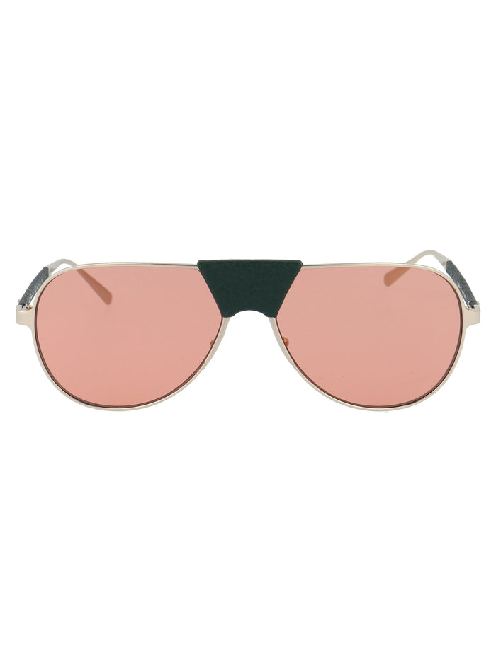 Ferragamo Light Gold Metal Sunglasses