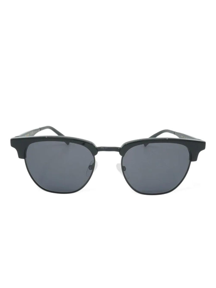 Ferragamo Black Metal Sunglasses