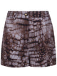 Elisabetta Franchi Animal Print Shorts