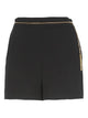 Elisabetta Franchi Black Side Zip Shorts