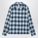 Jw Anderson Blue Gradient Check Shirt