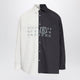 Mm6 Maison Margiela Two-Tone Long-Sleeved Shirt