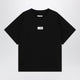 Mm6 Maison Margiela Black Cotton T-Shirt With Numeric Logo