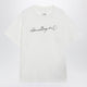 Mm6 Maison Margiela White Tshirt With Logo Print