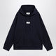 Mm6 Maison Margiela Navy Blue Cotton Hoodie