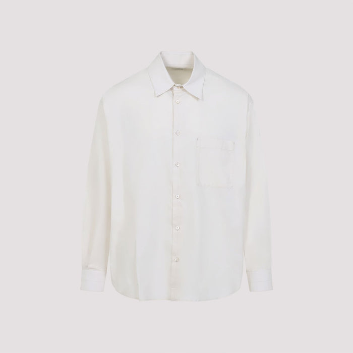 Lemaire Beige Cotton Silk Shirts