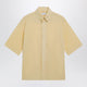 Lemaire Light Yellow Shortsleeve Wool Shirt
