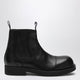 Mm6 Maison Margiela Black Leather Chelsea Biker Boots