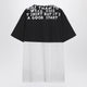 Mm6 Maison Margiela White/Black Cotton Aids T-Shirt