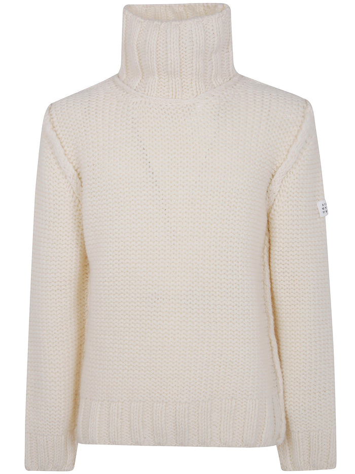 Mm6 Maison Margiela Chunky Knit Turtleneck Sweater