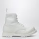 Mm6 Maison Margiela White Lace-Up Boot Mm6 X Dr. Martens