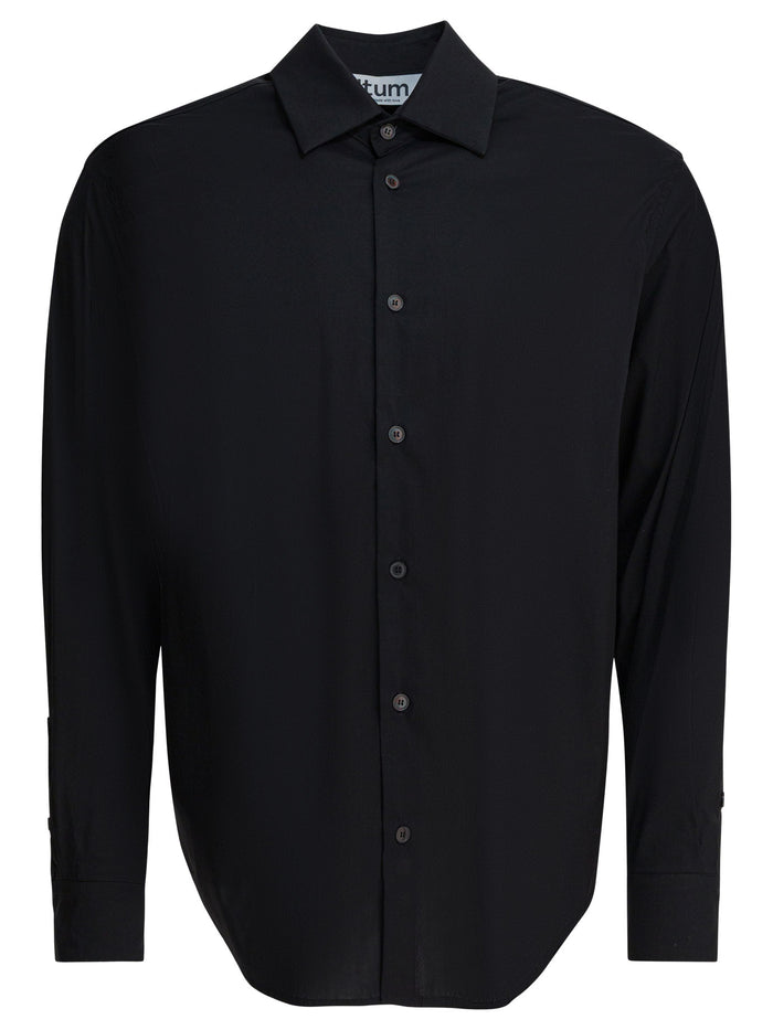 Altum Black Cotton Blend Shirt