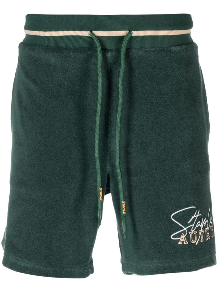 Autry Cotton Blend Track Shorts.