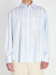 Jacquemus Beige And Light Blue The Camargue Cotton Shirt