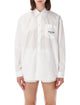 Sporty & Rich Sporty & Rich Ny Oversized White Shirt