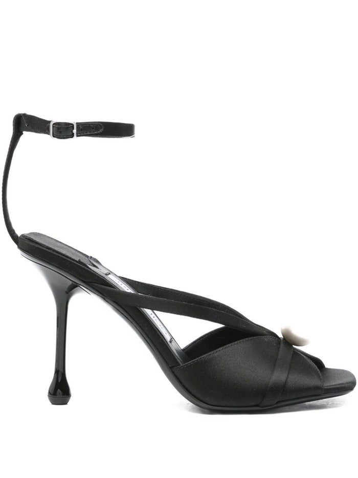 Jimmy Choo Siva 95 Satin Sandals