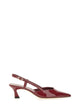 Stuart Weitzman Bordeaux Leather Sandals