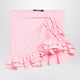 Jacquemus Pink Playa Mini Skirt With Ruffles