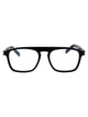 Saint Laurent Black-Black-Transparent Acetate Glasses