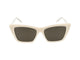 Saint Laurent Sunglasses  Sl 276 Mica 056 Ivory Ivory Grey 55/16/145