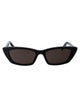 Saint Laurent Black Black Black Acetate Sunglasses