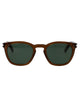 Saint Laurent Brown-Brown-Green Acetate Sunglasses