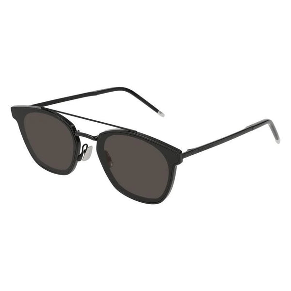 Saint Laurent Sunglasses  Sl 28 Metal 001 Black Black Grey 61/17/145