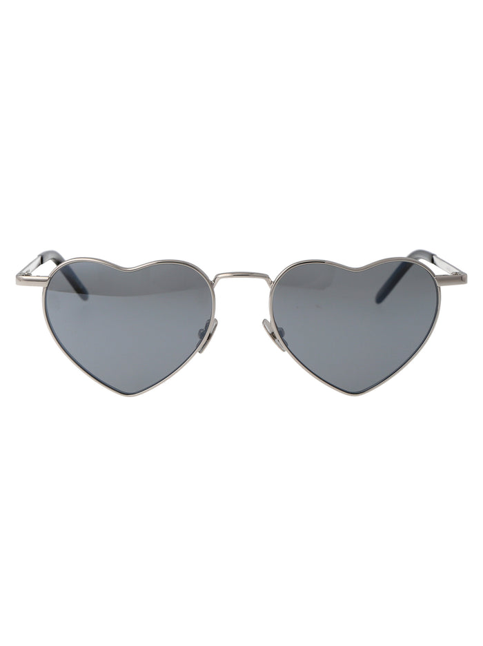 Saint Laurent Silver Metal  Sunglasses