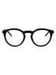 Saint Laurent Havana-Havana-Transparent Recycled Acetate Glasses