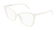 Saint Laurent Eyeglasses  Sl 386 014 White White Transpare 53/16/145