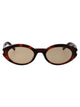 Saint Laurent Havana-Havana-Brown Recycled Acetate Sunglasses