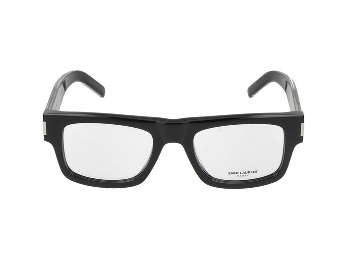 Saint Laurent Eyeglasses  Sl 574 001 Black Crystal Transparent 52/21/145