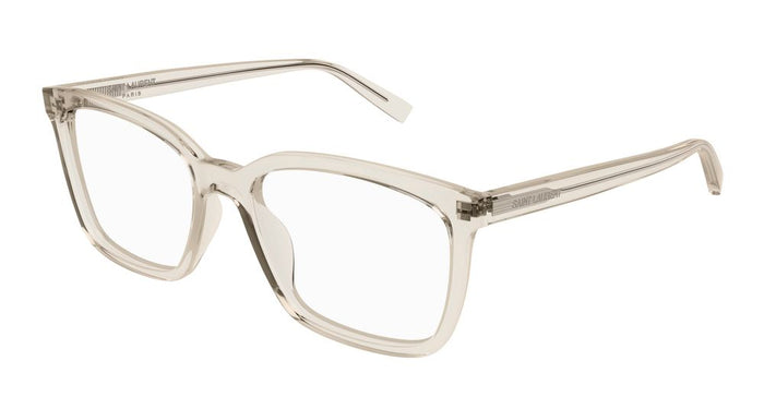 Saint Laurent Eyeglasses  Sl 672 004 Beige Beige Transparent 55/18/145