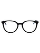 Saint Laurent Black Black Transparent Acetate Glasses