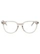 Saint Laurent Beige Beige Transparent Acetate Glasses