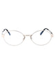 Saint Laurent Silver Silver Transparent Metal Glasses
