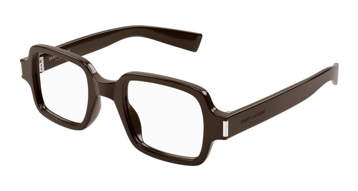 Saint Laurent Eyeglasses  Sl 720 Opt 004 Brown Brown Transpare 48/23/145